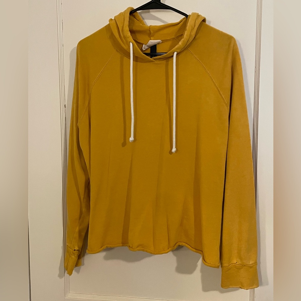 Universal Thread Mustard Hooded Shirt